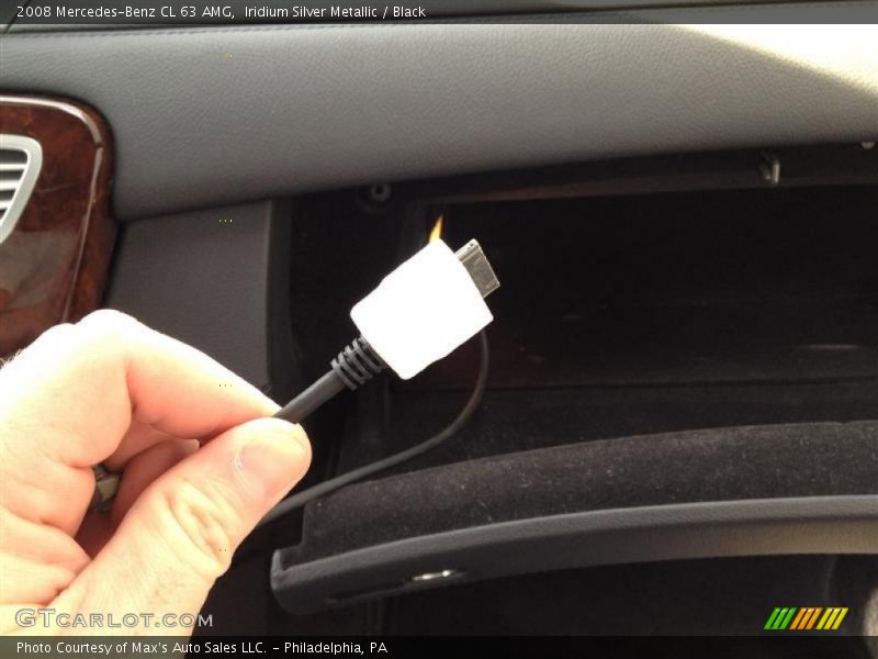 Iridium Silver Metallic / Black 2008 Mercedes-Benz CL 63 AMG