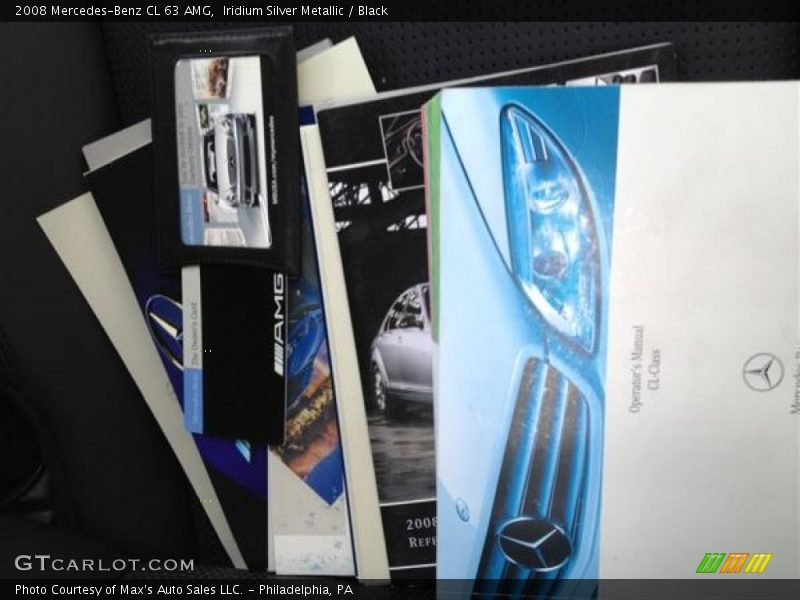Iridium Silver Metallic / Black 2008 Mercedes-Benz CL 63 AMG