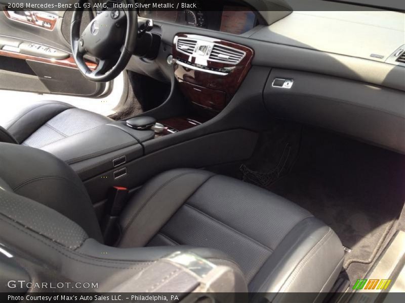 Iridium Silver Metallic / Black 2008 Mercedes-Benz CL 63 AMG