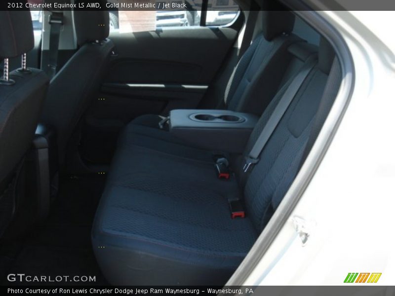 Gold Mist Metallic / Jet Black 2012 Chevrolet Equinox LS AWD