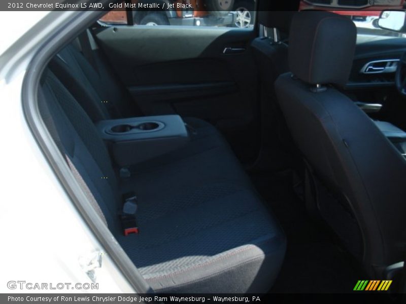 Gold Mist Metallic / Jet Black 2012 Chevrolet Equinox LS AWD