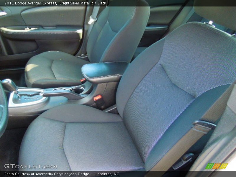 Bright Silver Metallic / Black 2011 Dodge Avenger Express