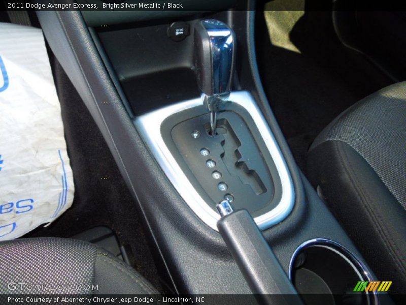 Bright Silver Metallic / Black 2011 Dodge Avenger Express