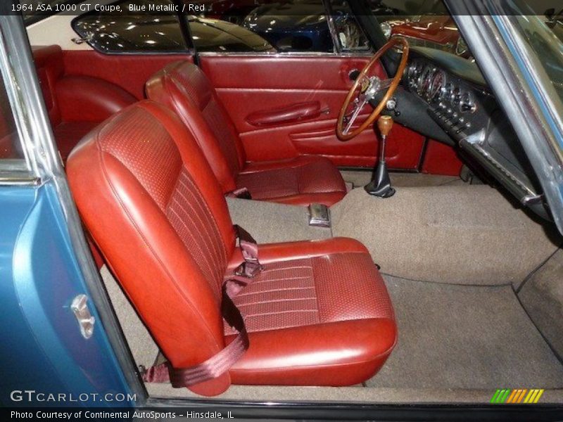 Front Seat of 1964 1000 GT Coupe