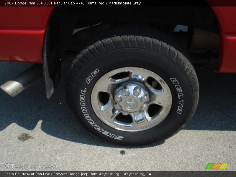 Flame Red / Medium Slate Gray 2007 Dodge Ram 2500 SLT Regular Cab 4x4
