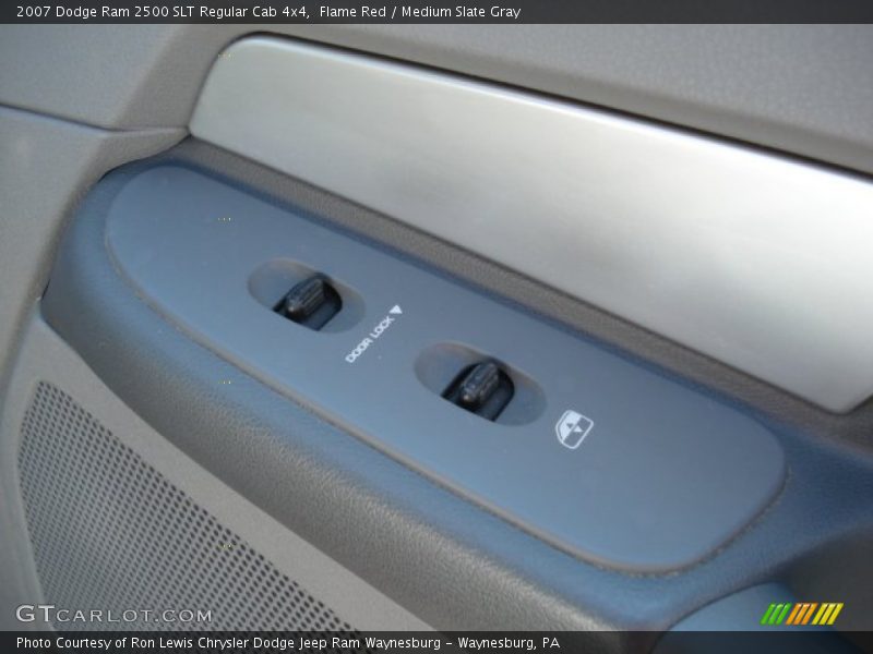 Flame Red / Medium Slate Gray 2007 Dodge Ram 2500 SLT Regular Cab 4x4
