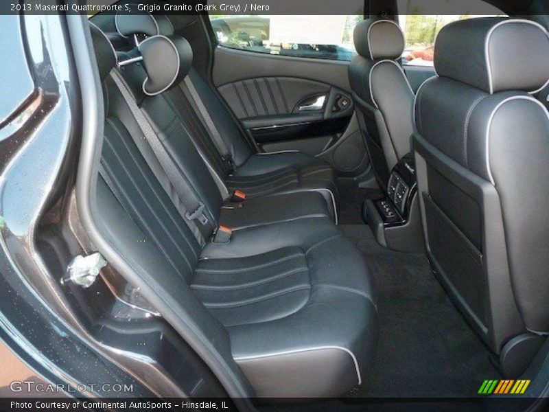 Rear Seat of 2013 Quattroporte S