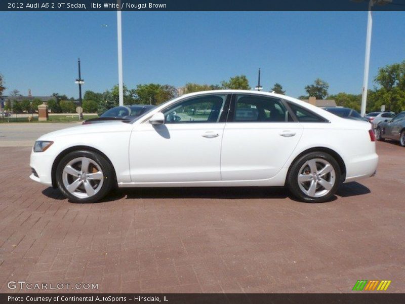 Ibis White / Nougat Brown 2012 Audi A6 2.0T Sedan
