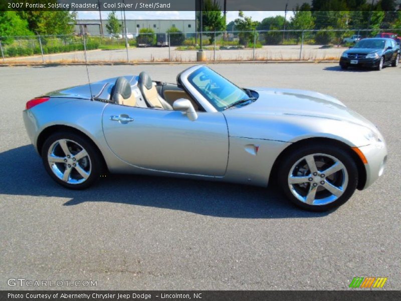 Cool Silver / Steel/Sand 2007 Pontiac Solstice Roadster