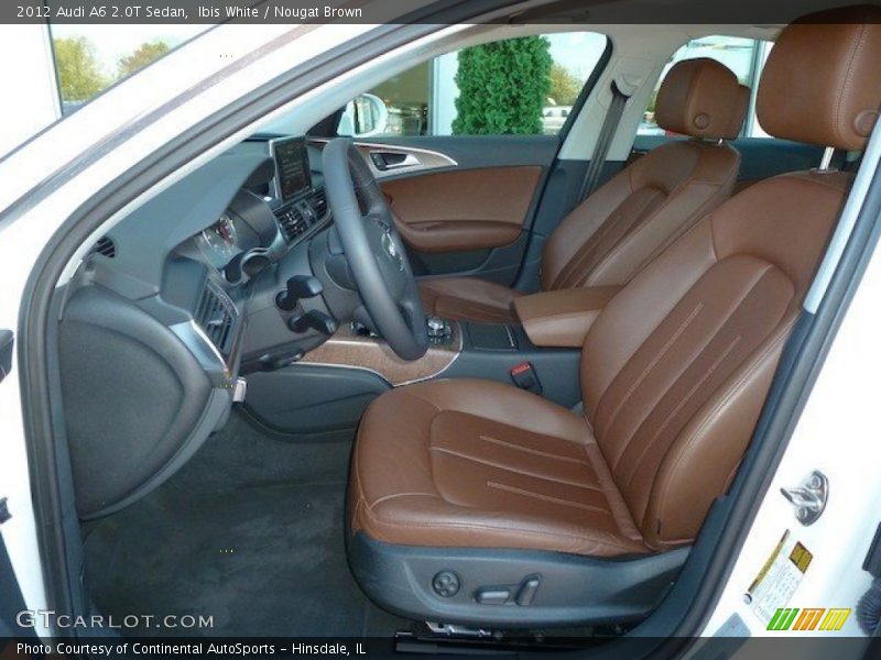 Ibis White / Nougat Brown 2012 Audi A6 2.0T Sedan