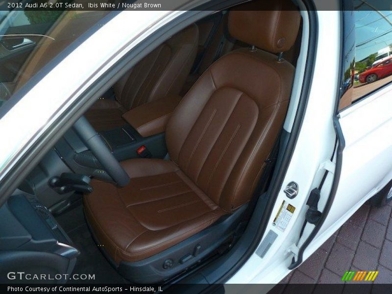 Ibis White / Nougat Brown 2012 Audi A6 2.0T Sedan