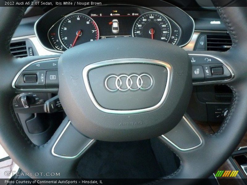 Ibis White / Nougat Brown 2012 Audi A6 2.0T Sedan
