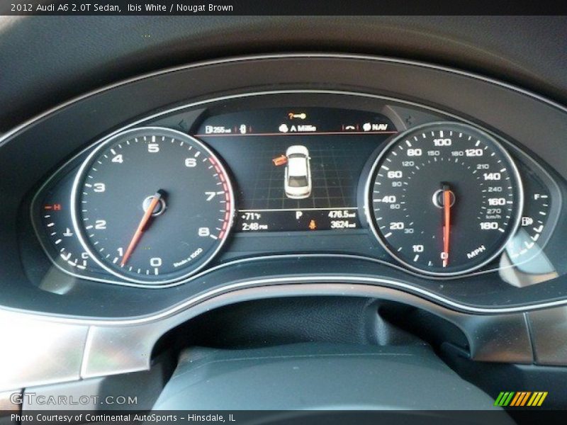 Ibis White / Nougat Brown 2012 Audi A6 2.0T Sedan