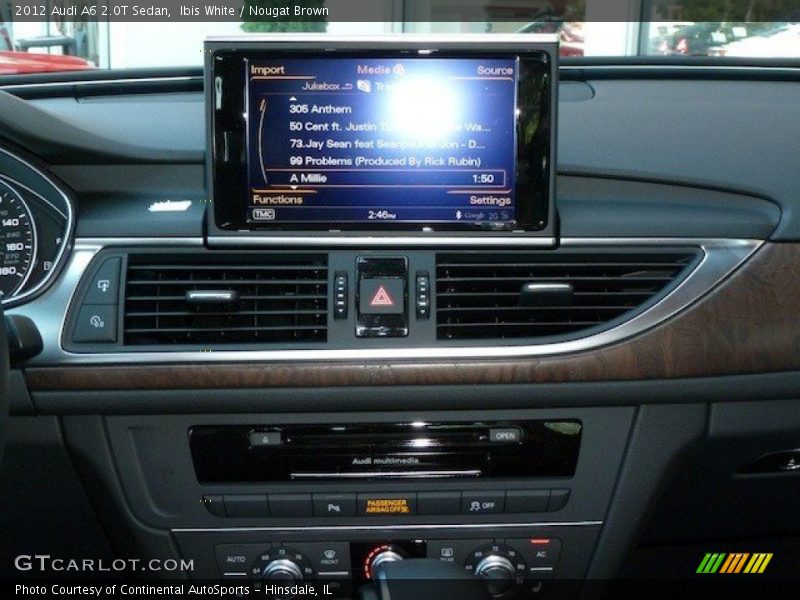 Ibis White / Nougat Brown 2012 Audi A6 2.0T Sedan
