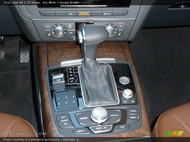 Ibis White / Nougat Brown 2012 Audi A6 2.0T Sedan