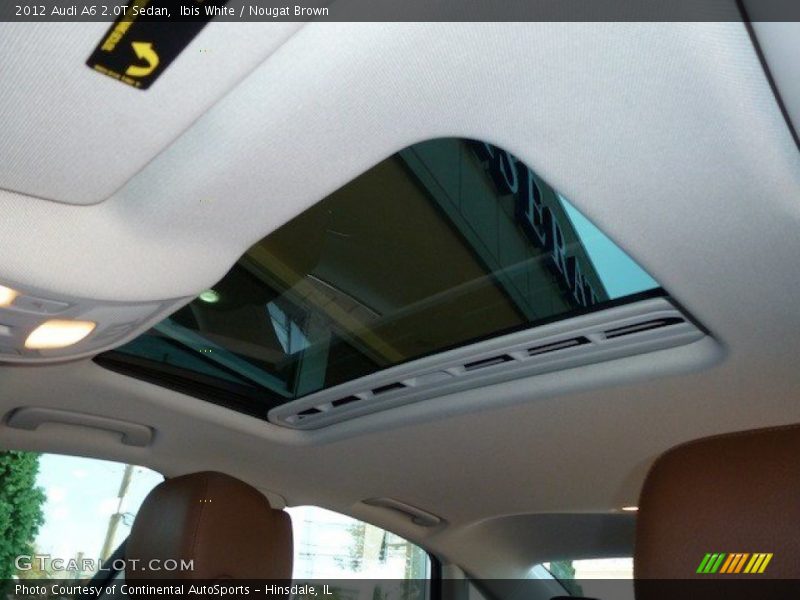 Ibis White / Nougat Brown 2012 Audi A6 2.0T Sedan