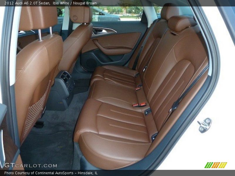 Ibis White / Nougat Brown 2012 Audi A6 2.0T Sedan