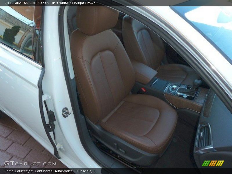 Ibis White / Nougat Brown 2012 Audi A6 2.0T Sedan