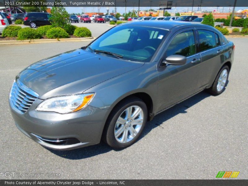 Tungsten Metallic / Black 2013 Chrysler 200 Touring Sedan