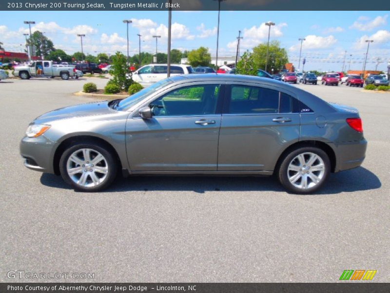 Tungsten Metallic / Black 2013 Chrysler 200 Touring Sedan