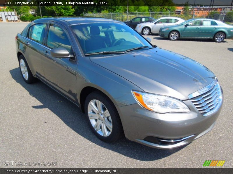 Tungsten Metallic / Black 2013 Chrysler 200 Touring Sedan