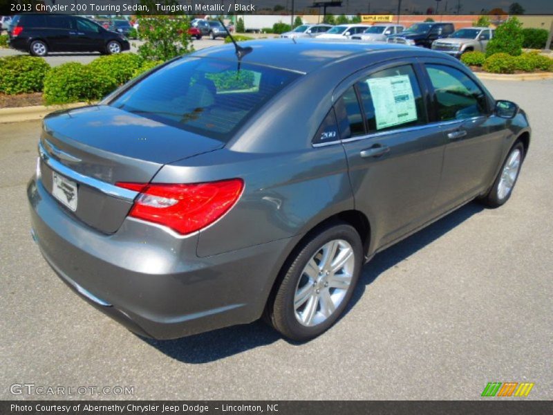 Tungsten Metallic / Black 2013 Chrysler 200 Touring Sedan