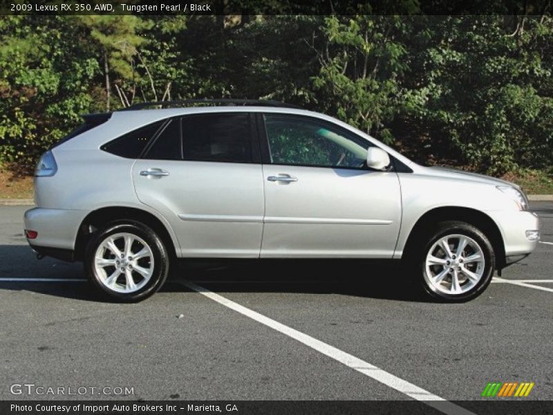 Tungsten Pearl / Black 2009 Lexus RX 350 AWD