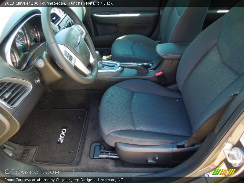 Tungsten Metallic / Black 2013 Chrysler 200 Touring Sedan