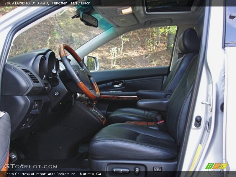 Tungsten Pearl / Black 2009 Lexus RX 350 AWD