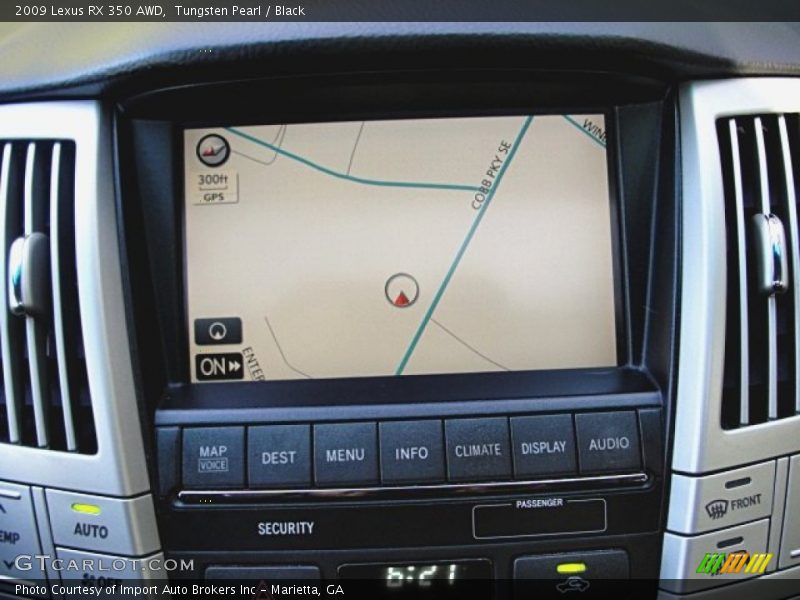 Tungsten Pearl / Black 2009 Lexus RX 350 AWD