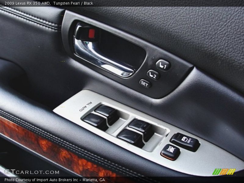 Tungsten Pearl / Black 2009 Lexus RX 350 AWD