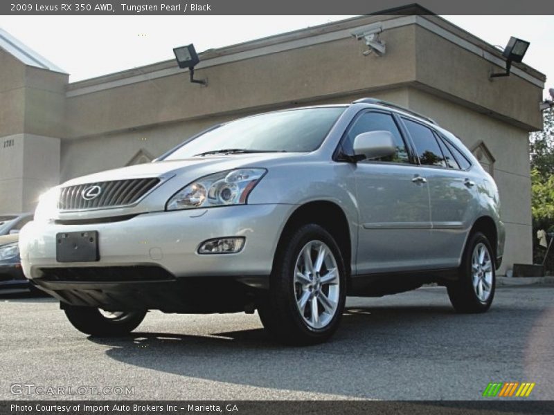 Tungsten Pearl / Black 2009 Lexus RX 350 AWD