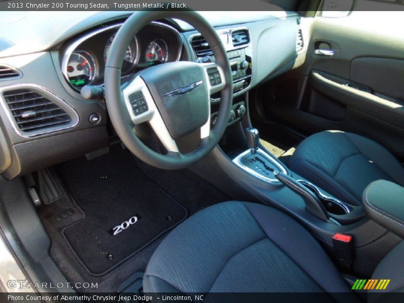 Tungsten Metallic / Black 2013 Chrysler 200 Touring Sedan