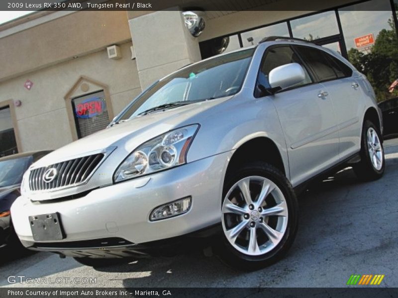 Tungsten Pearl / Black 2009 Lexus RX 350 AWD