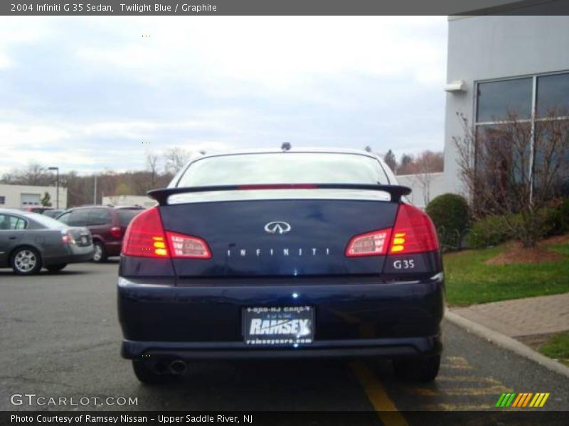Twilight Blue / Graphite 2004 Infiniti G 35 Sedan
