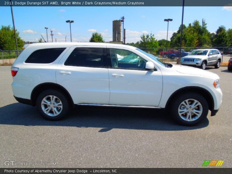 Bright White / Dark Graystone/Medium Graystone 2013 Dodge Durango SXT AWD