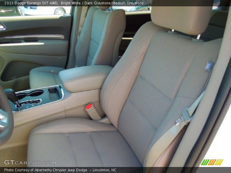 Bright White / Dark Graystone/Medium Graystone 2013 Dodge Durango SXT AWD