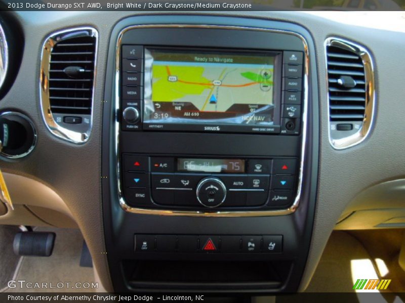 Bright White / Dark Graystone/Medium Graystone 2013 Dodge Durango SXT AWD
