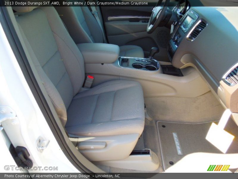 Bright White / Dark Graystone/Medium Graystone 2013 Dodge Durango SXT AWD