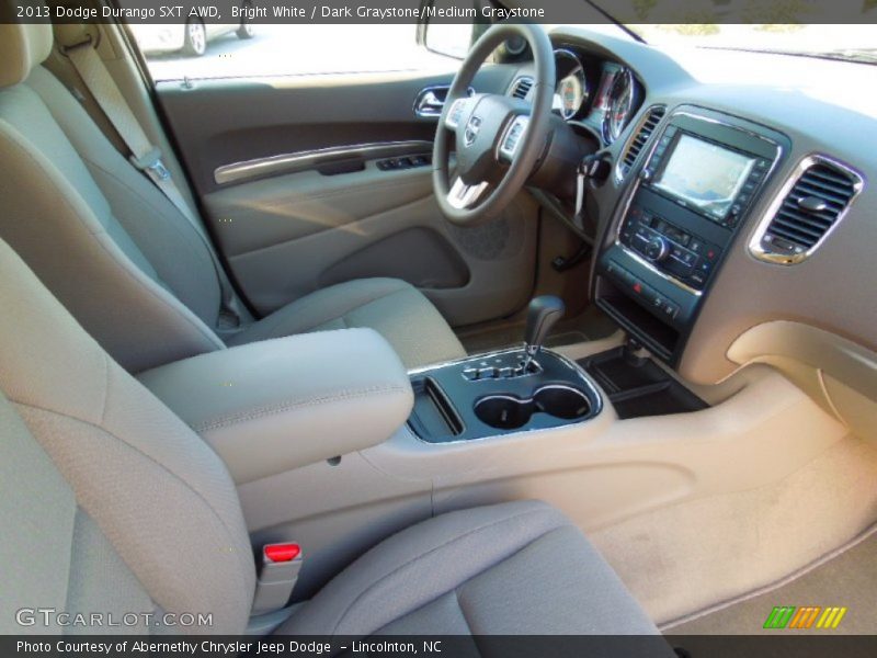 Bright White / Dark Graystone/Medium Graystone 2013 Dodge Durango SXT AWD