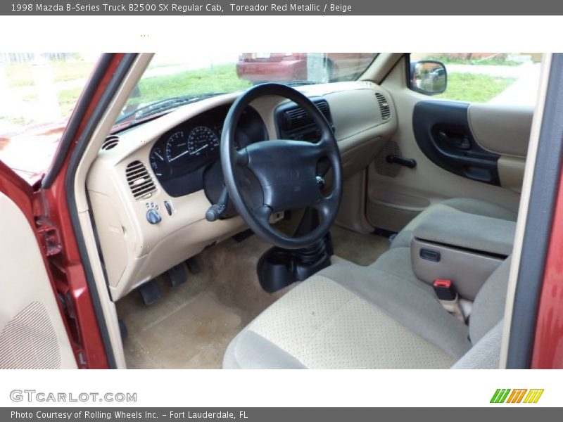 Beige Interior - 1998 B-Series Truck B2500 SX Regular Cab 