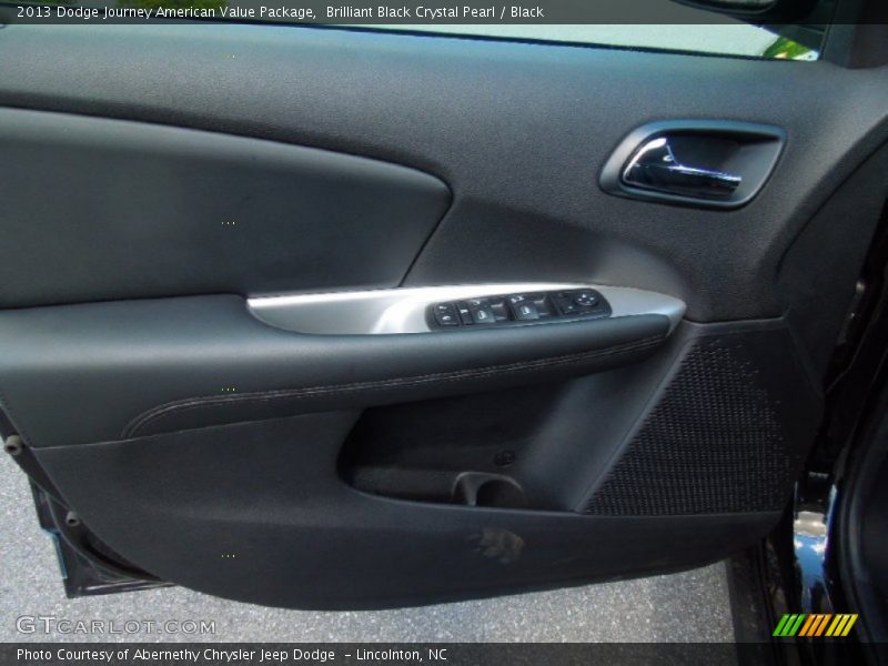 Brilliant Black Crystal Pearl / Black 2013 Dodge Journey American Value Package
