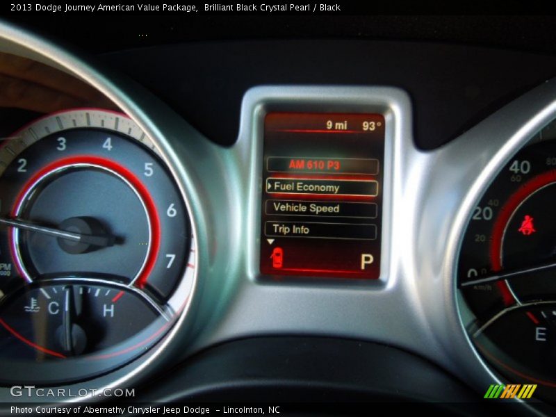 Brilliant Black Crystal Pearl / Black 2013 Dodge Journey American Value Package