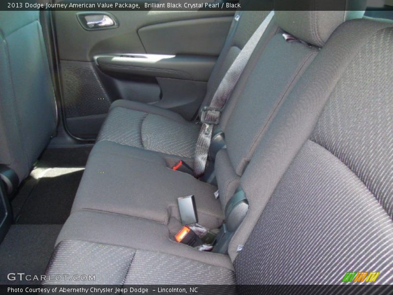 Brilliant Black Crystal Pearl / Black 2013 Dodge Journey American Value Package
