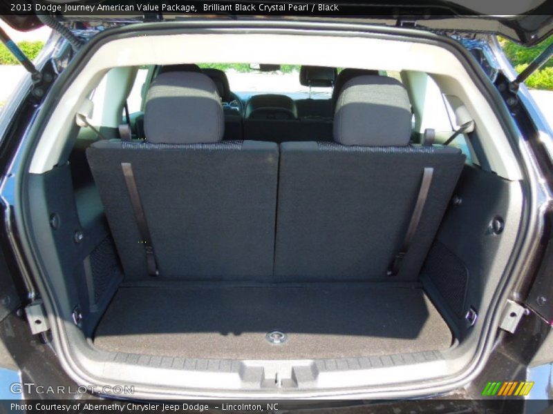 Brilliant Black Crystal Pearl / Black 2013 Dodge Journey American Value Package