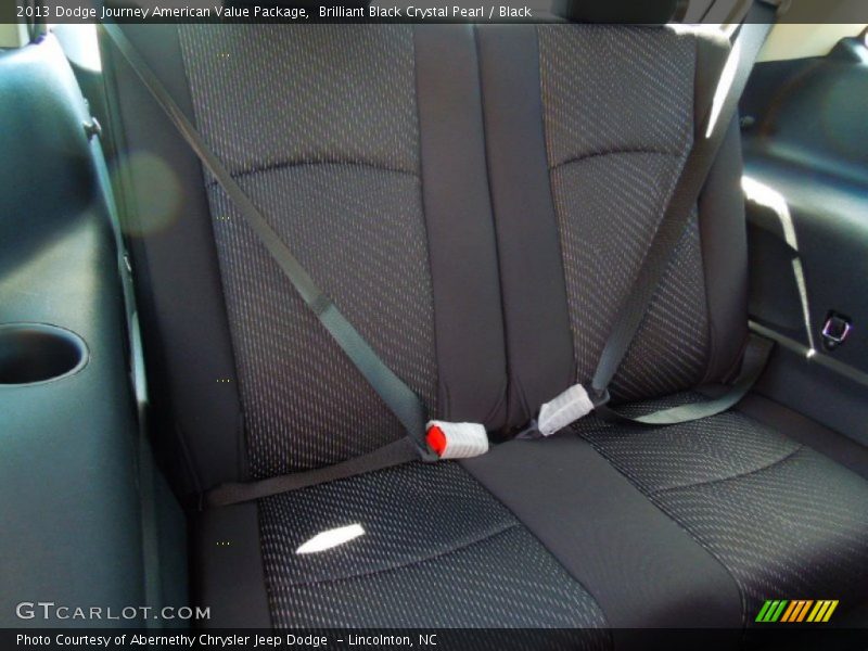 Brilliant Black Crystal Pearl / Black 2013 Dodge Journey American Value Package