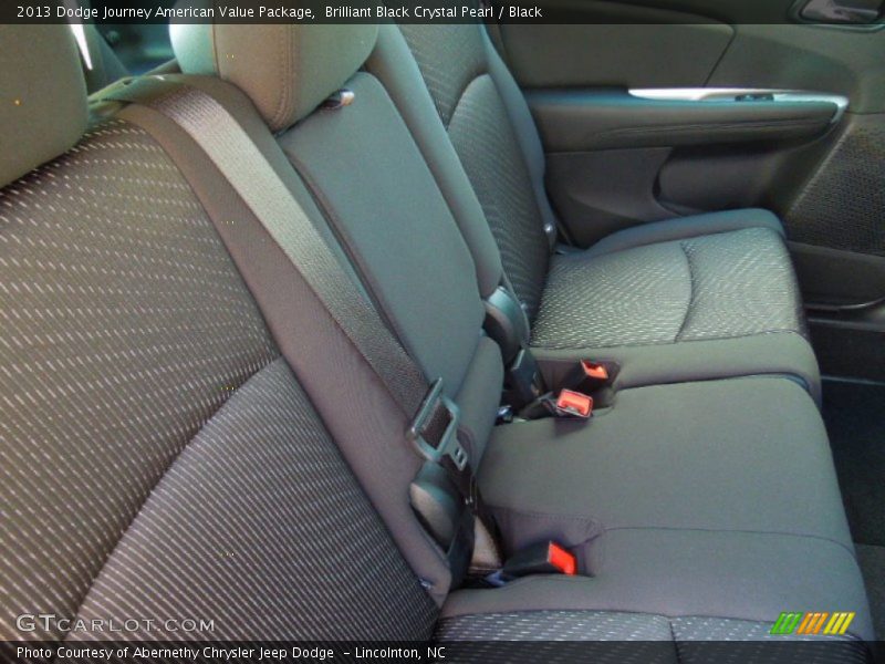 Brilliant Black Crystal Pearl / Black 2013 Dodge Journey American Value Package