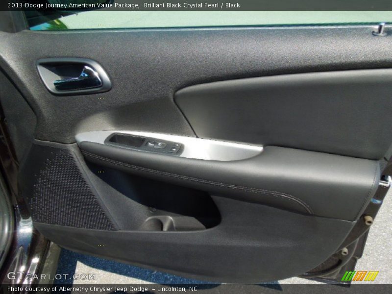Brilliant Black Crystal Pearl / Black 2013 Dodge Journey American Value Package