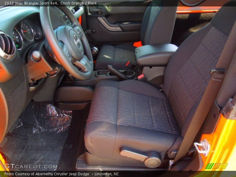 Crush Orange / Black 2012 Jeep Wrangler Sport 4x4