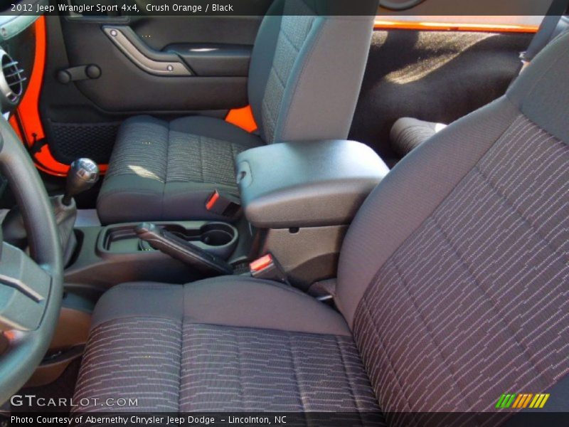 Crush Orange / Black 2012 Jeep Wrangler Sport 4x4